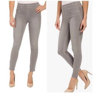 Spanx Women’s Large Jean-ish Legging Pull On Grey Jegging Stretch Pant Jean